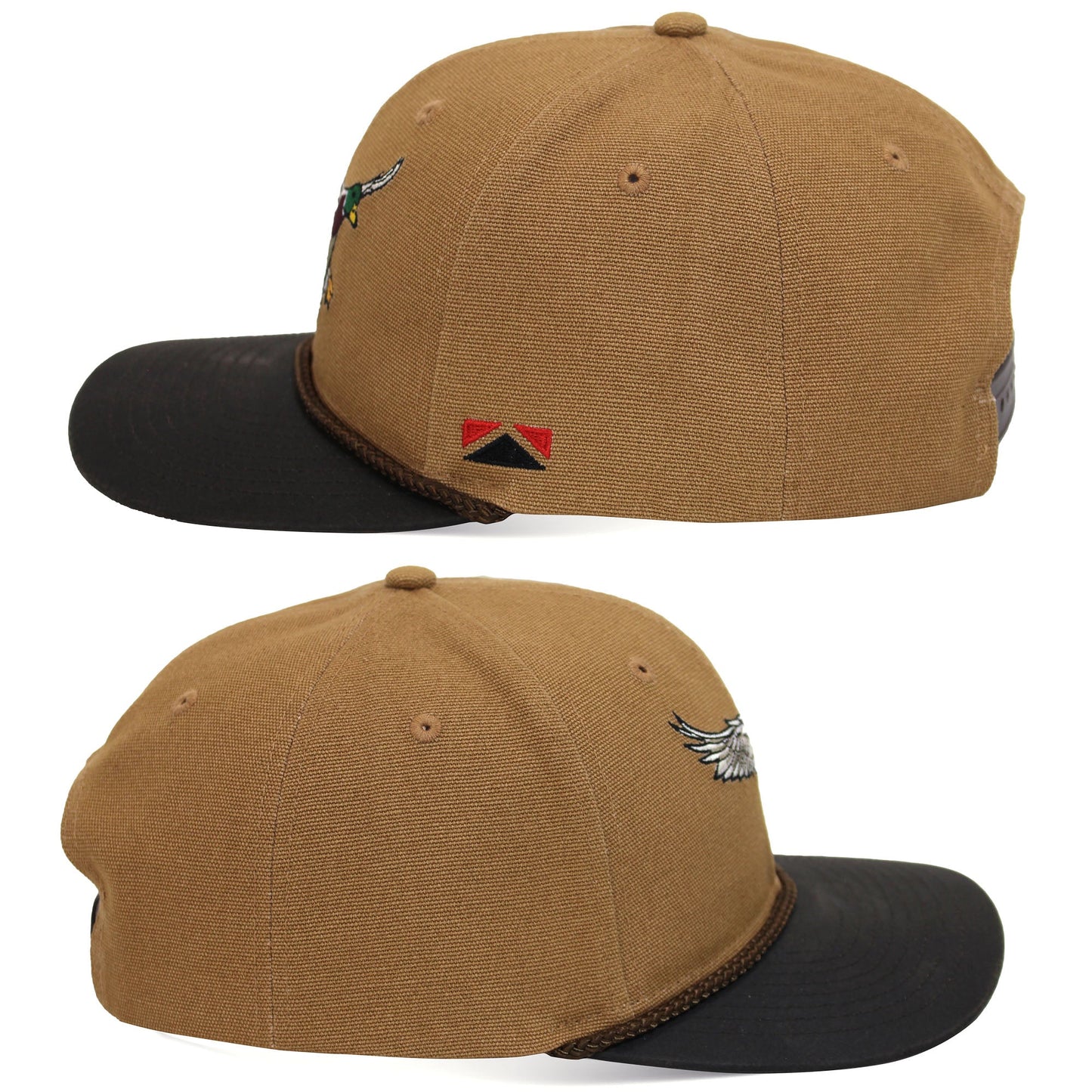 PARAMOUNT OUTDOORS™ Canvas Mallard Drake Duck Hat with Wax Cloth Visor Headwear