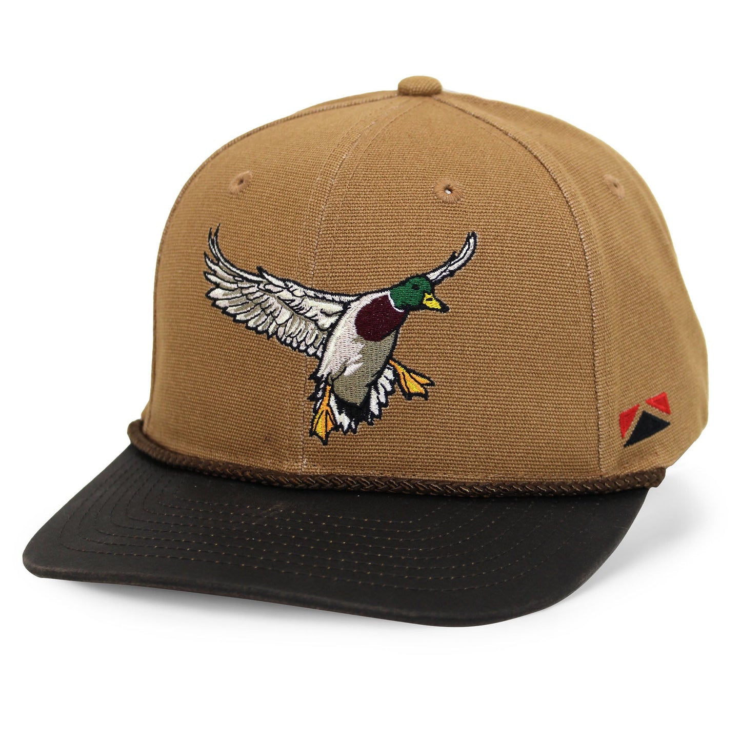 PARAMOUNT OUTDOORS™ Canvas Mallard Drake Duck Hat with Wax Cloth Visor Headwear