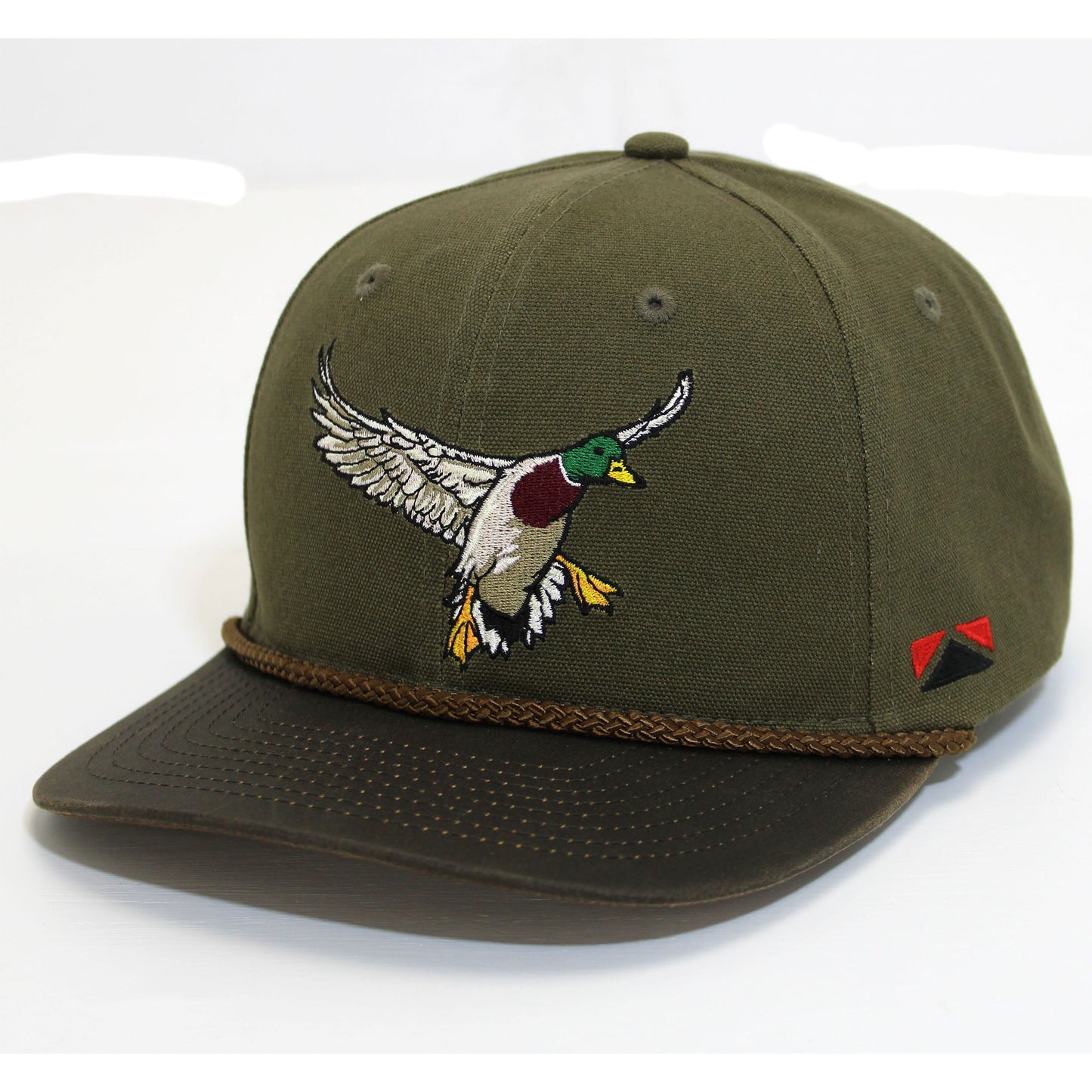PARAMOUNT OUTDOORS™ Canvas Mallard Drake Duck Hat with Wax Cloth Visor Headwear