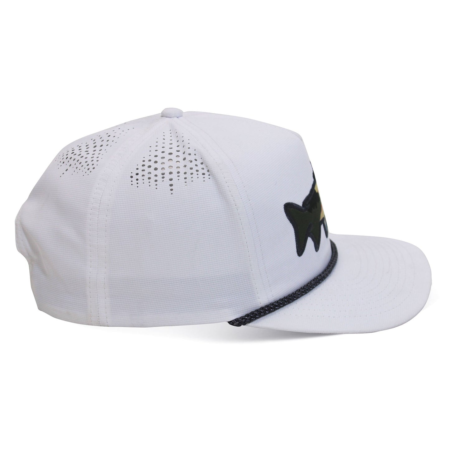 PARAMOUNT OUTDOORS™ Sunset Fish Silhouette 5-Panel Performance Rope Cap Headwear