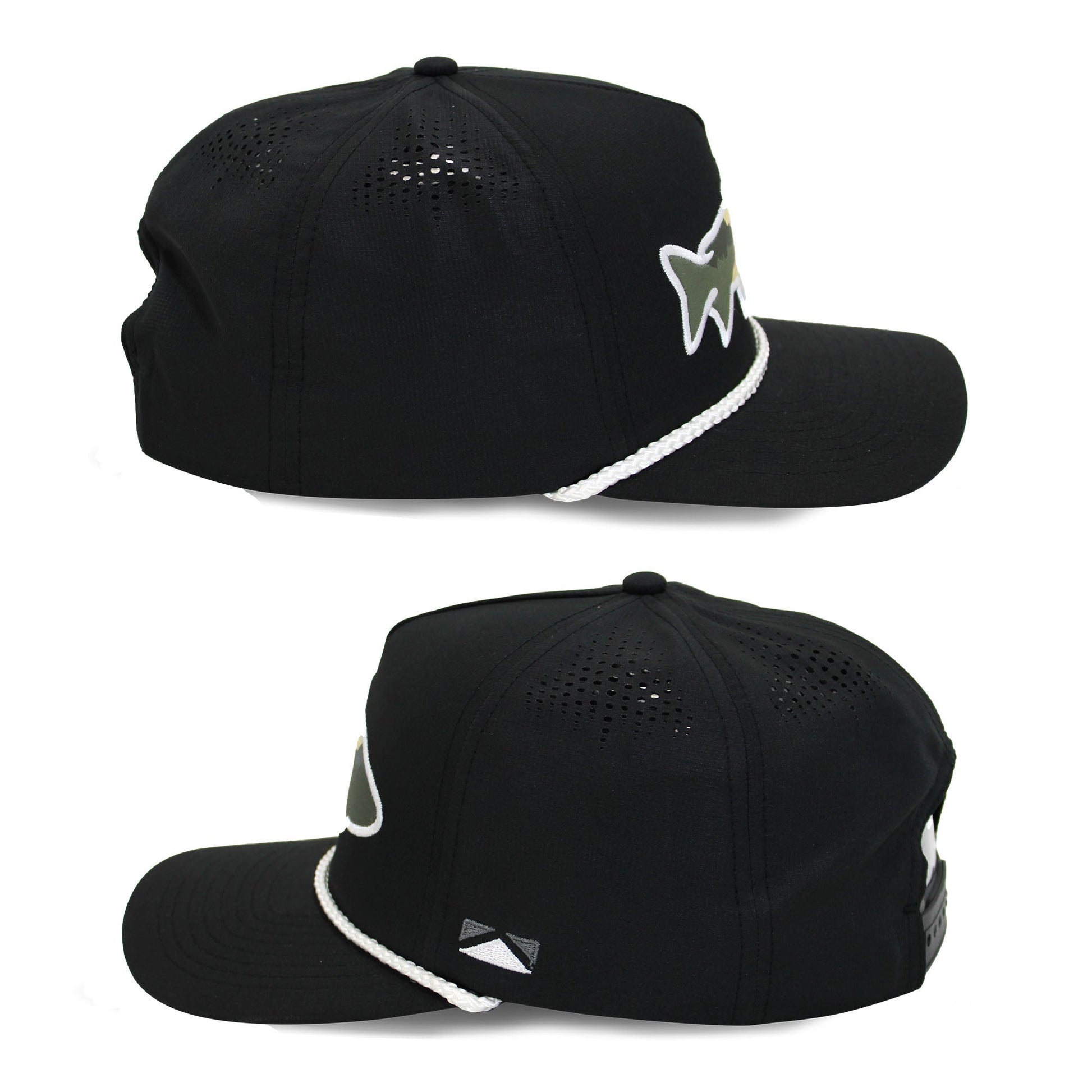 PARAMOUNT OUTDOORS™ Sunset Fish Silhouette 5-Panel Performance Rope Cap Headwear