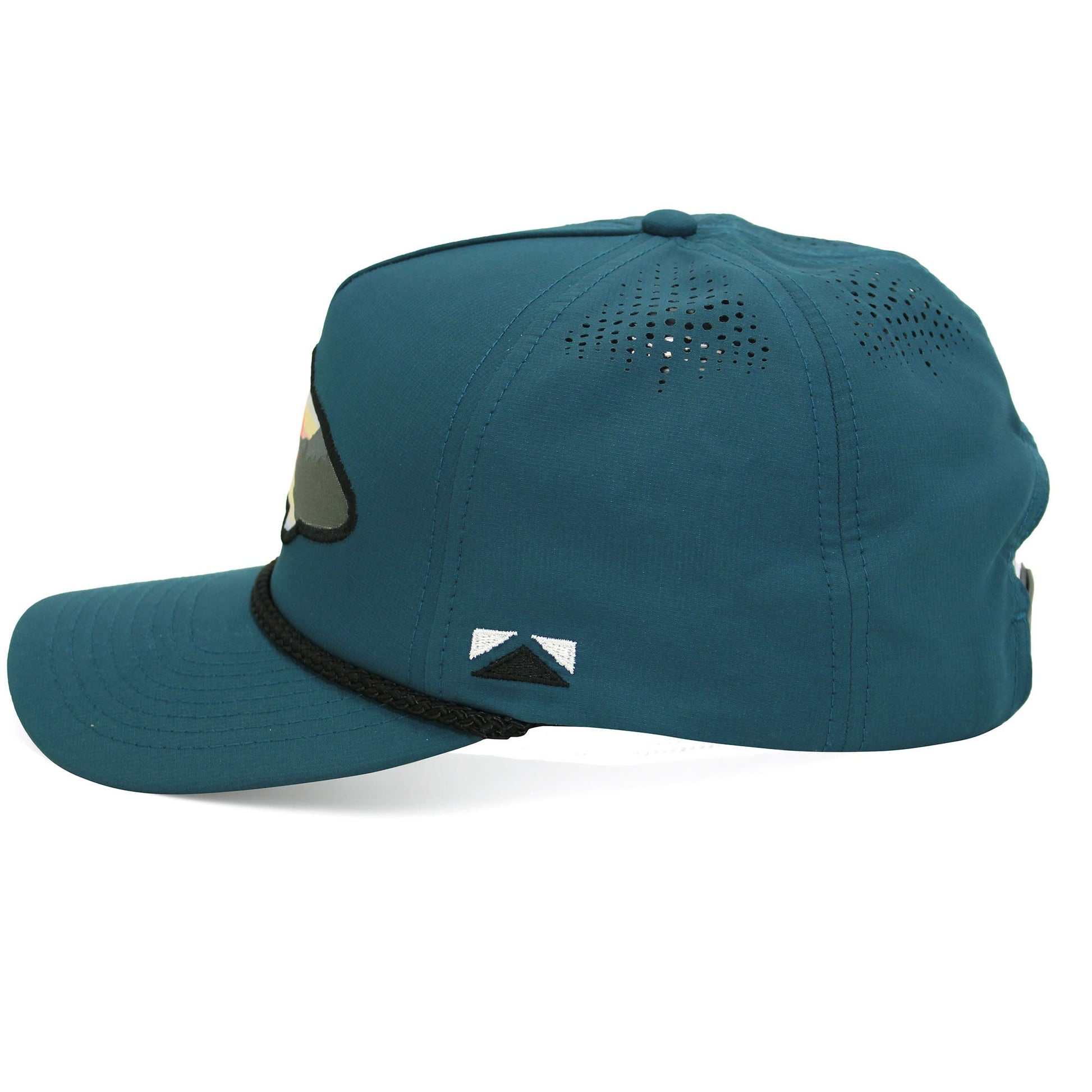 PARAMOUNT OUTDOORS™ Sunset Fish Silhouette 5-Panel Performance Rope Cap Headwear