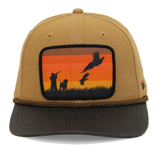 PARAMOUNT OUTDOORS™ Canvas Upland Flush Patch Hat with Wax Cloth Visor Headwear