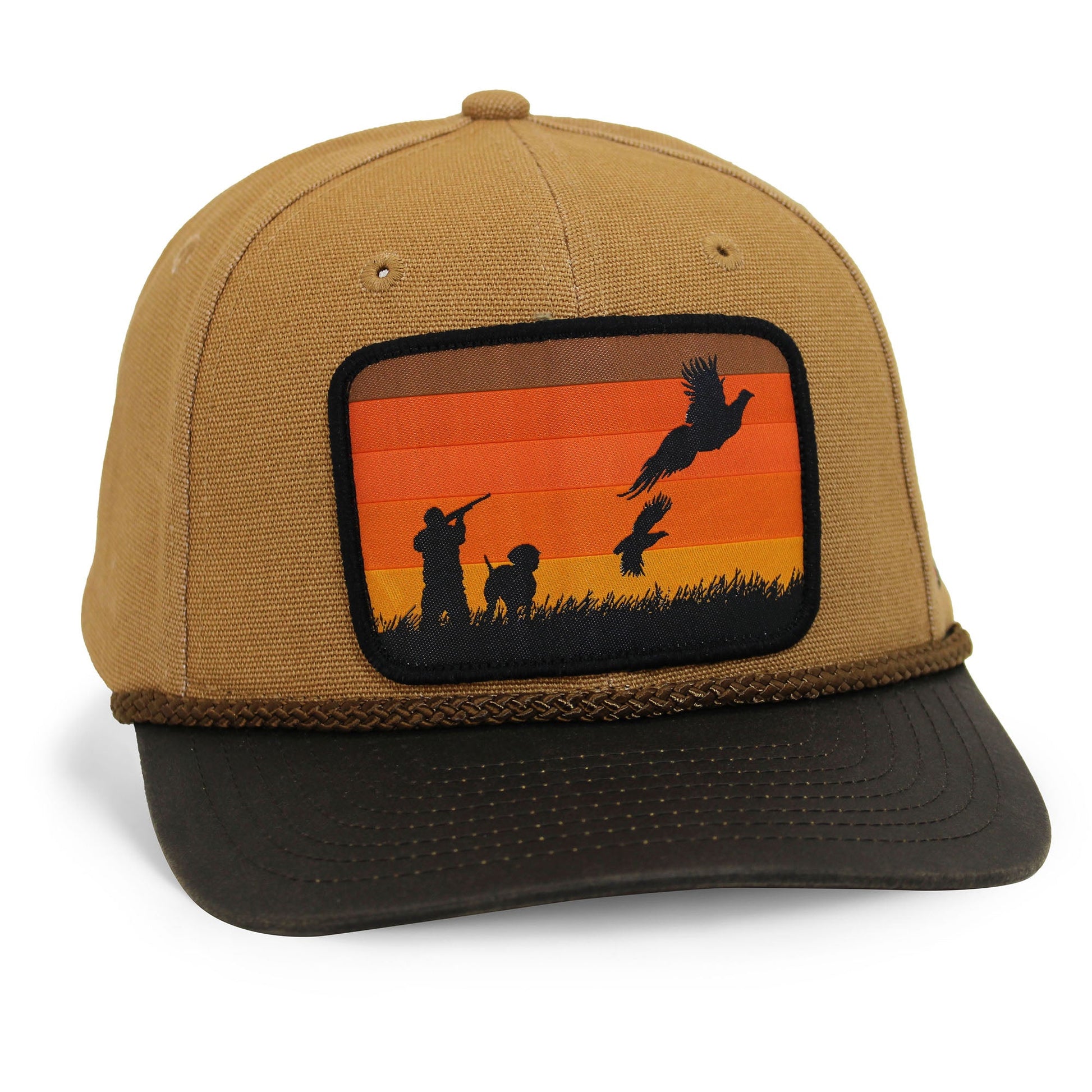 PARAMOUNT OUTDOORS™ Canvas Upland Flush Patch Hat with Wax Cloth Visor Headwear