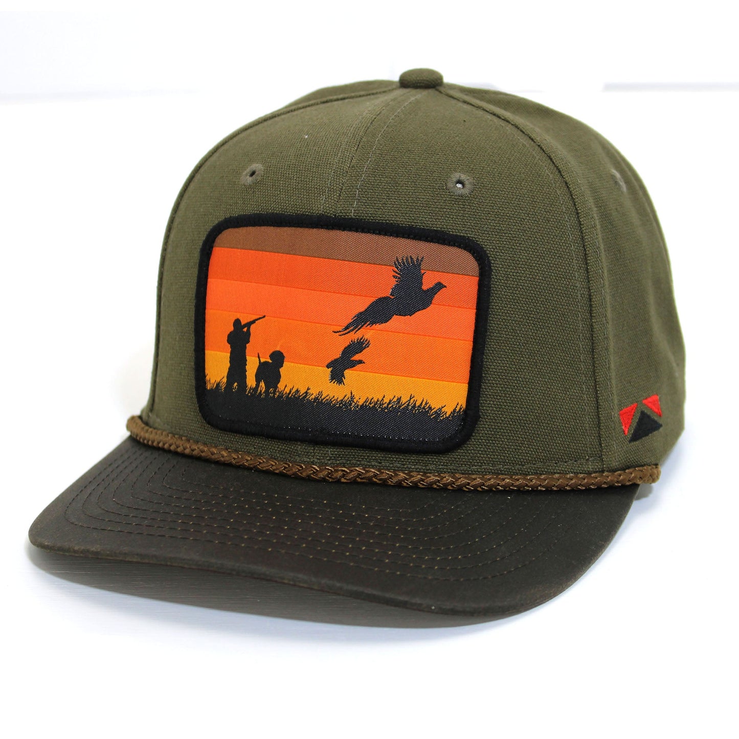 PARAMOUNT OUTDOORS™ Canvas Upland Flush Patch Hat with Wax Cloth Visor Headwear