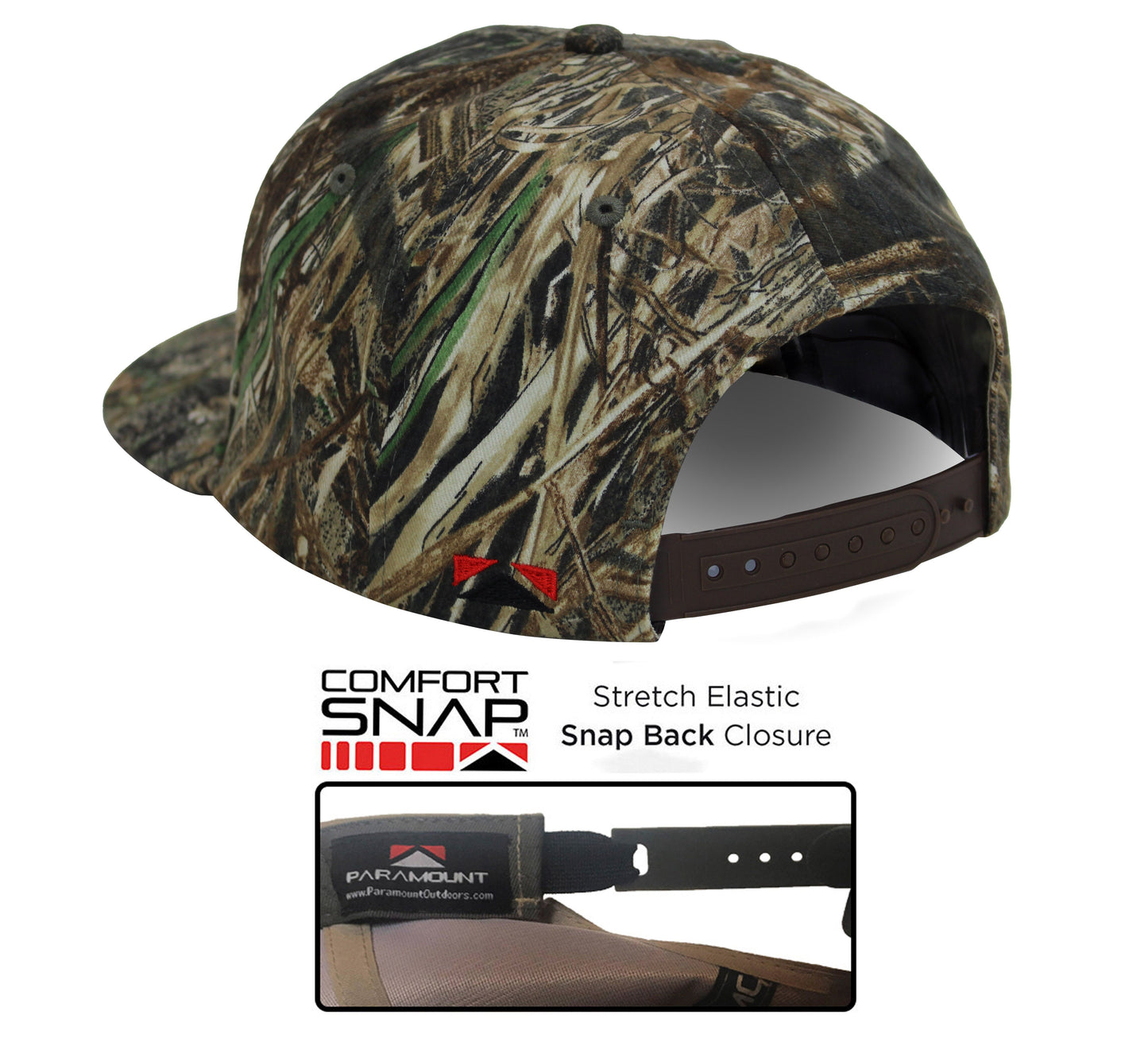 PARAMOUNT OUTDOORS™ Flying Mallard 6-Panel on Mossy Oak Duck Blind Headwear