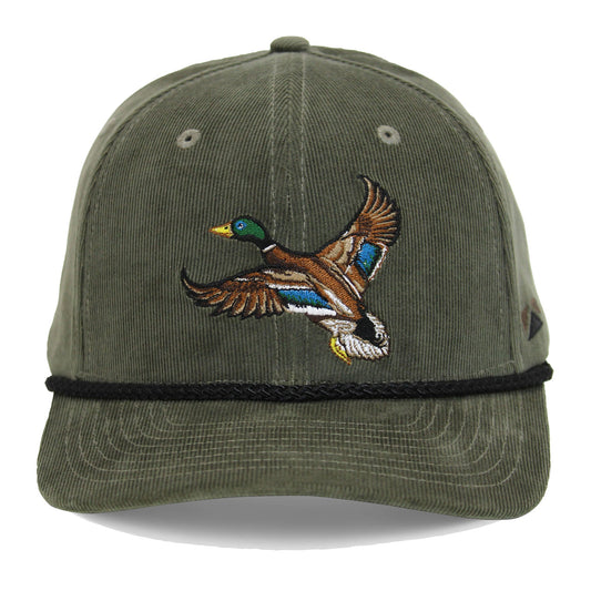 PARAMOUNT OUTDOORS™ Corduroy Mallard Drake 6-Panel Performance Cap Headwear