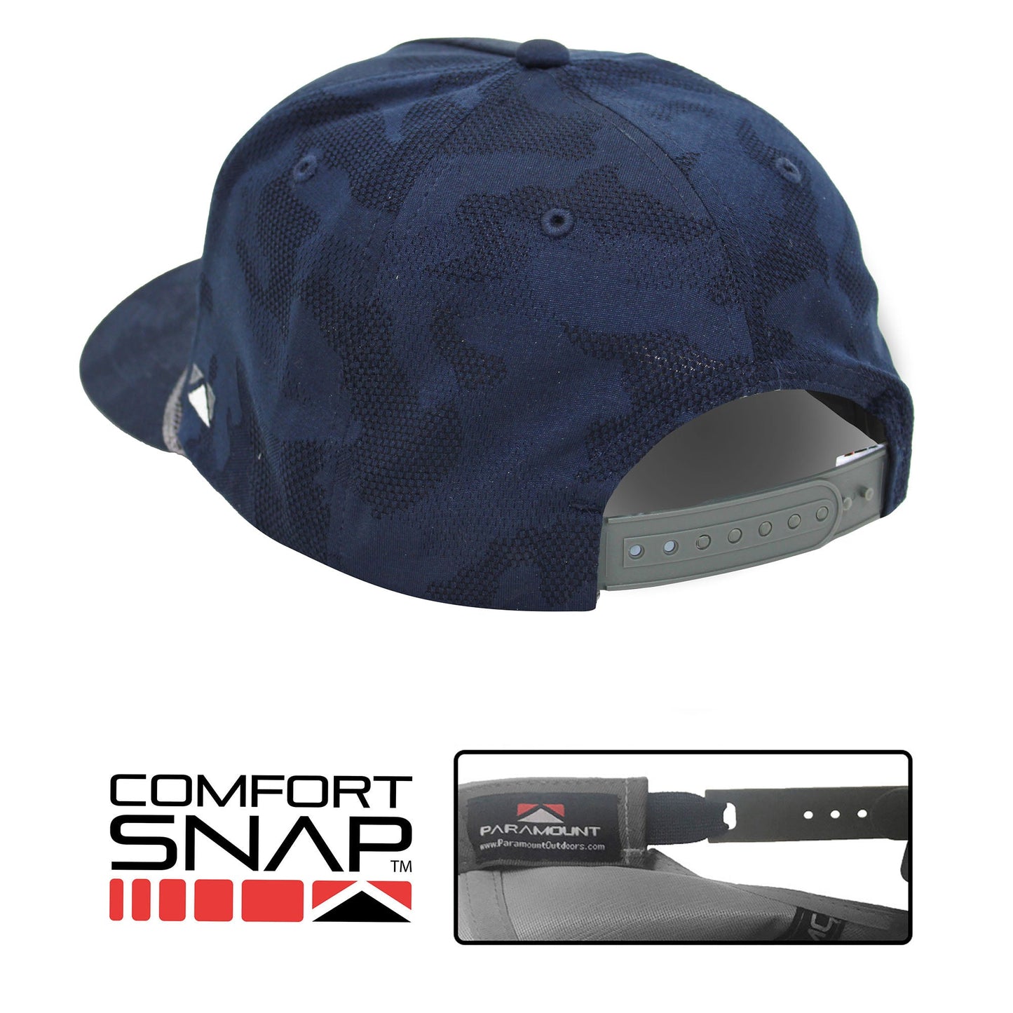 PARAMOUNT OUTDOORS™ Wolf Howl Cloud Texture 5-Panel Rope Cap Headwear