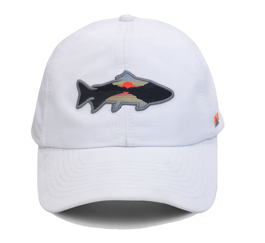 PARAMOUNT OUTDOORS™ Women's SUNSET TROUT 6-Panel Ponytail Cap Headwear
