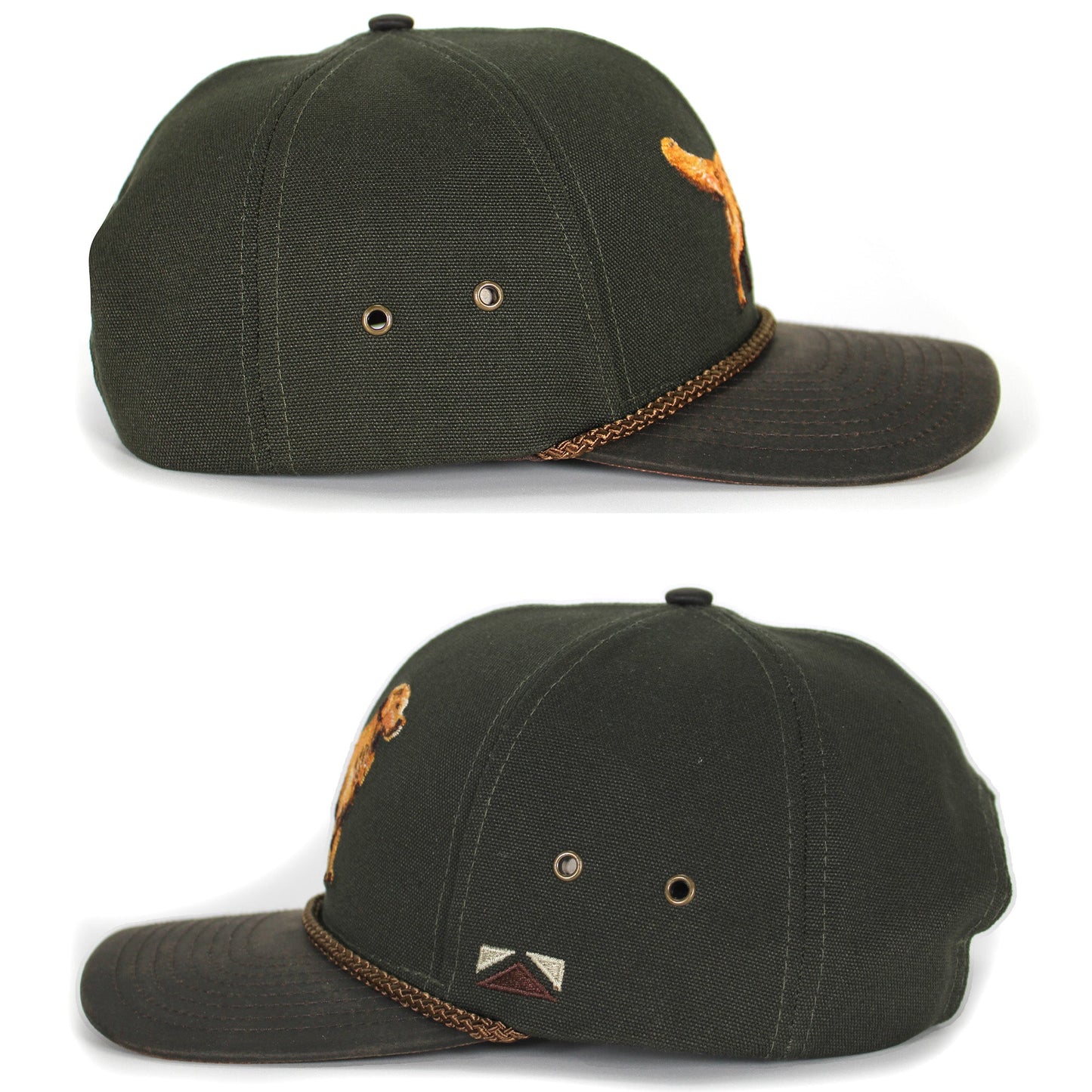 PARAMOUNT OUTDOORS™ Canvas Golden Retriever Hat with Wax Cloth Visor Headwear