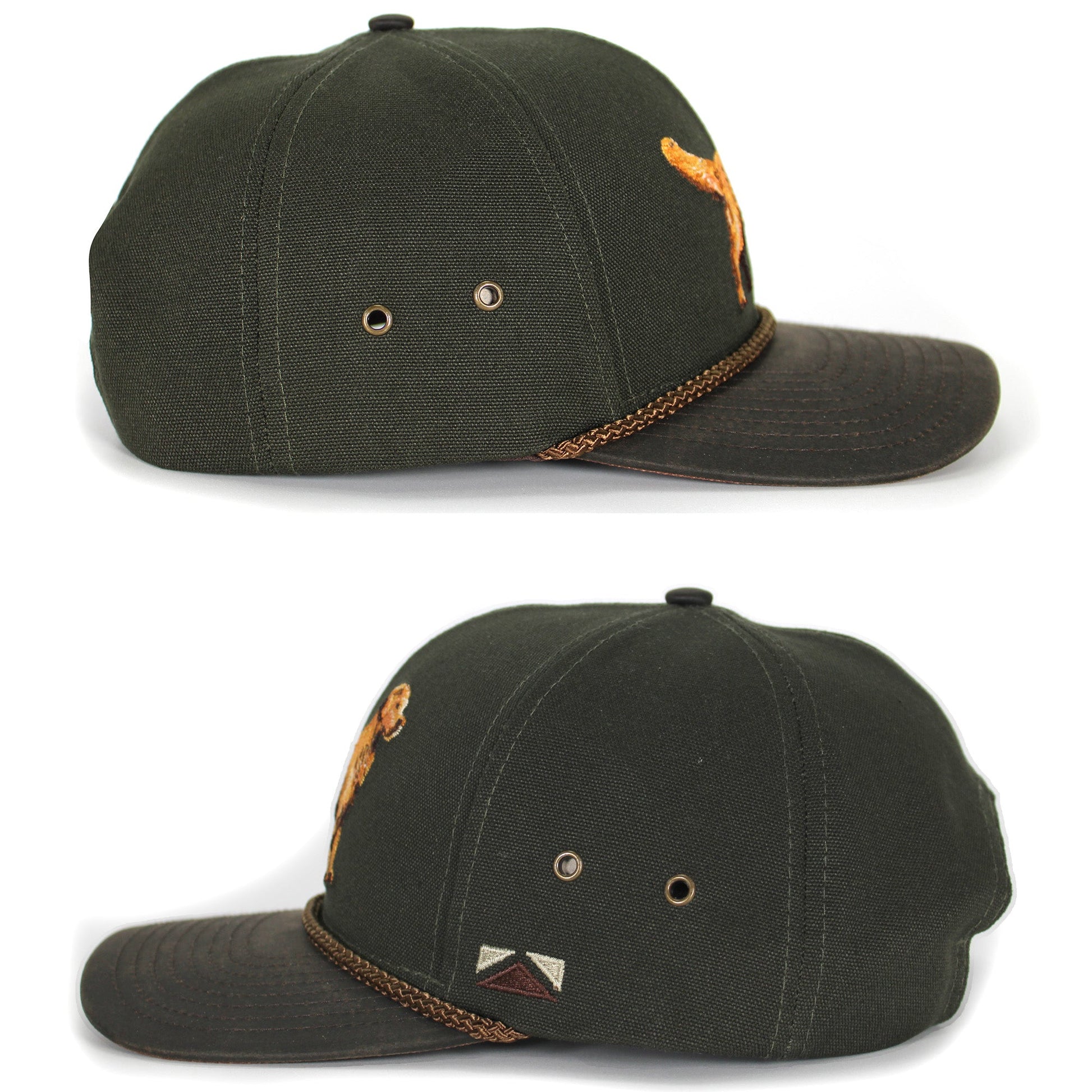 PARAMOUNT OUTDOORS™ Canvas Golden Retriever Hat with Wax Cloth Visor Headwear