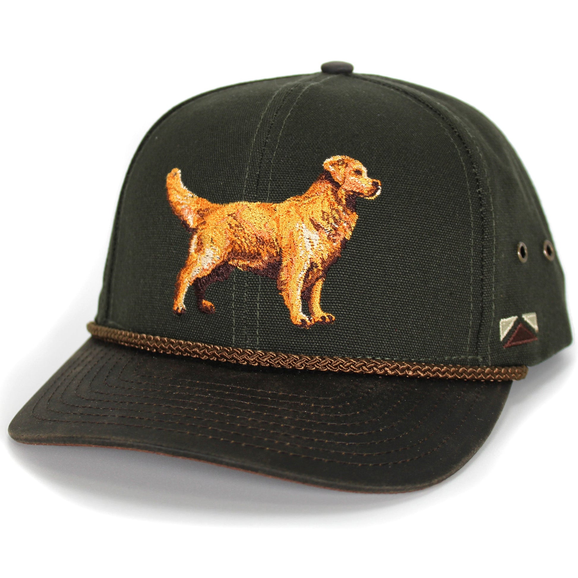 PARAMOUNT OUTDOORS™ Canvas Golden Retriever Hat with Wax Cloth Visor Headwear