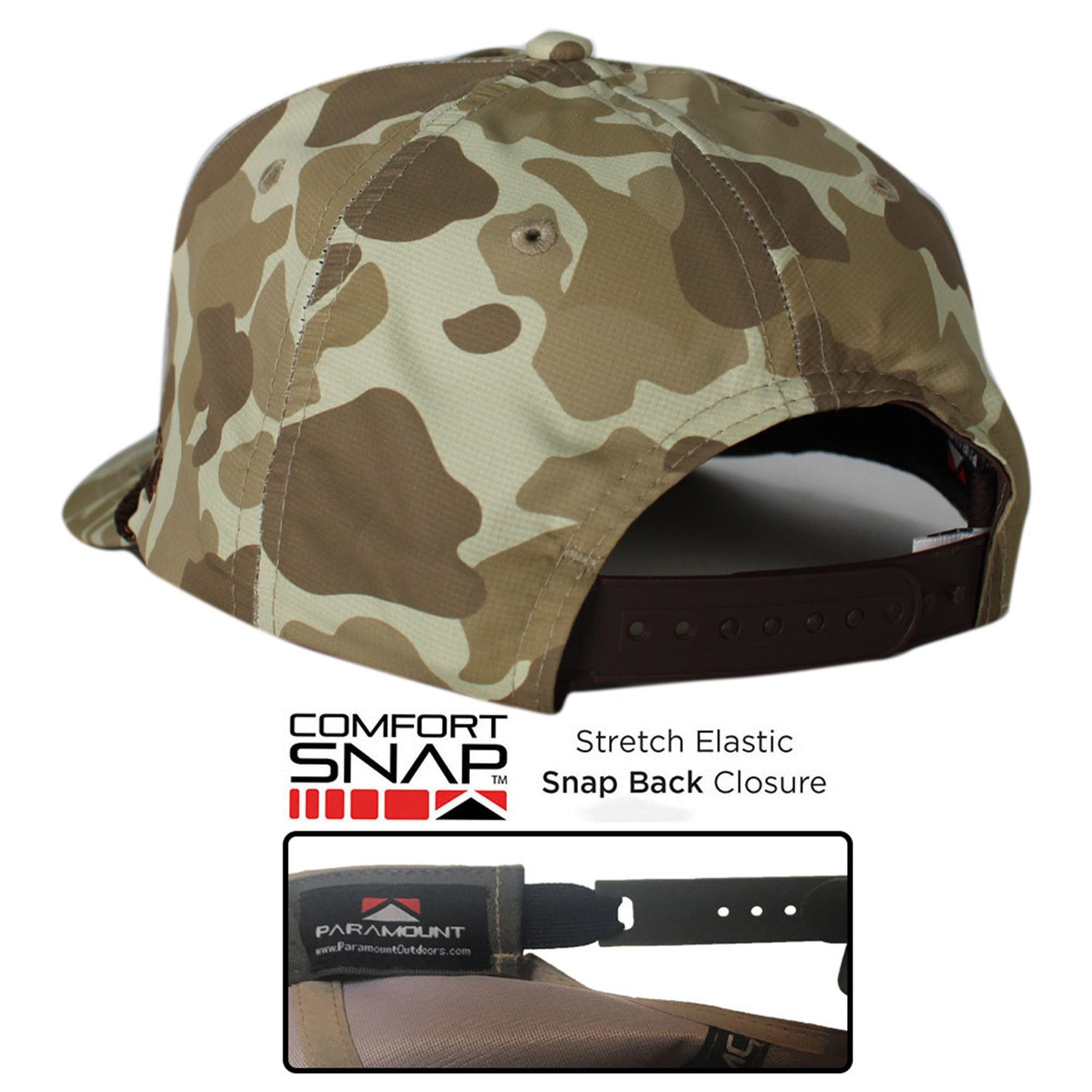 PARAMOUNT OUTDOORS™ Old School 5-Panel Base Camp Headwear