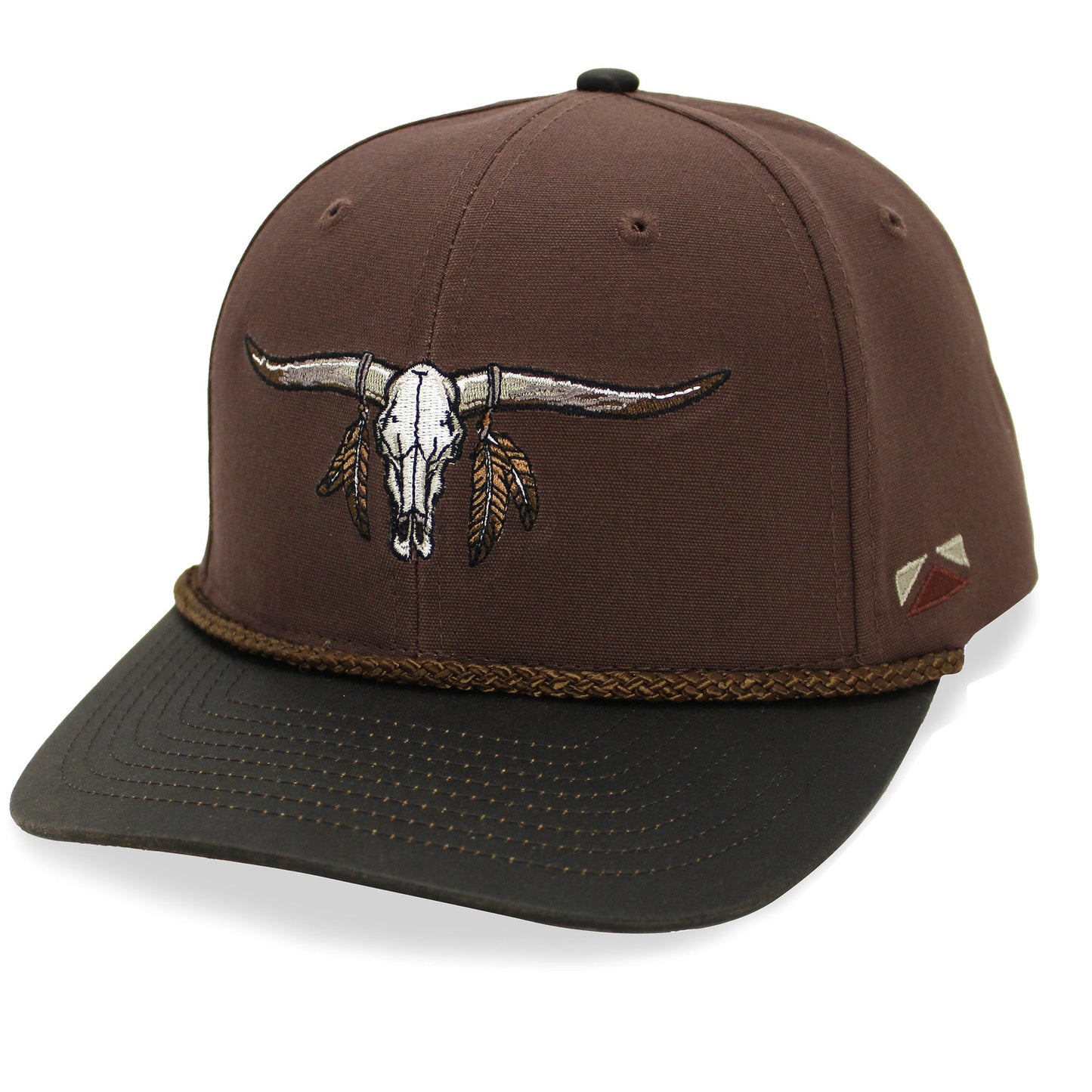 PARAMOUNT OUTDOORS™ Longhorn 6-Panel Hat with Wax Cloth Visor Headwear