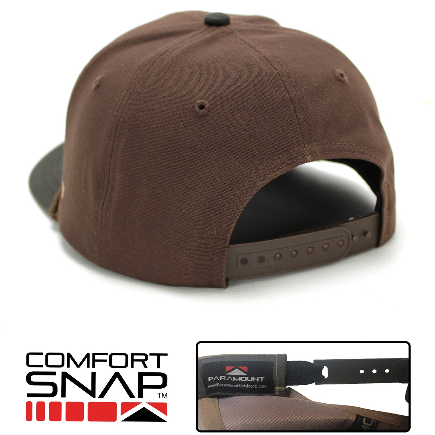 PARAMOUNT OUTDOORS™ Longhorn 6-Panel Hat with Wax Cloth Visor Headwear