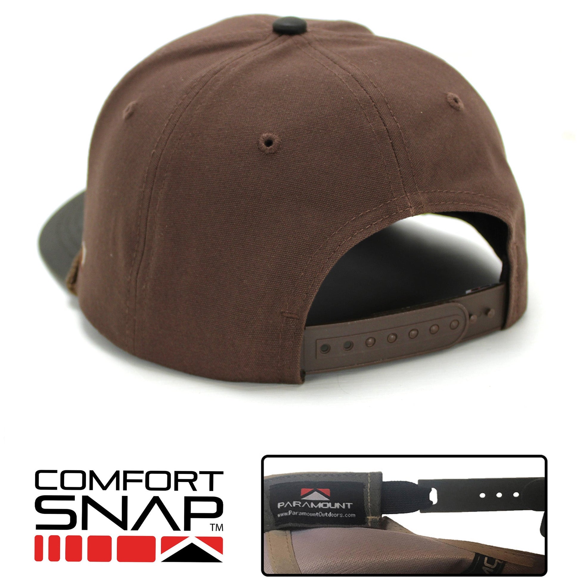 PARAMOUNT OUTDOORS™ Longhorn 6-Panel Hat with Wax Cloth Visor Headwear