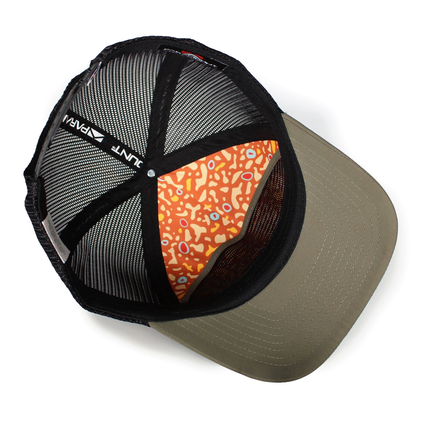 PARAMOUNT OUTDOORS™ Brown Trout Tail Mesh Back 5-Panel Headwear