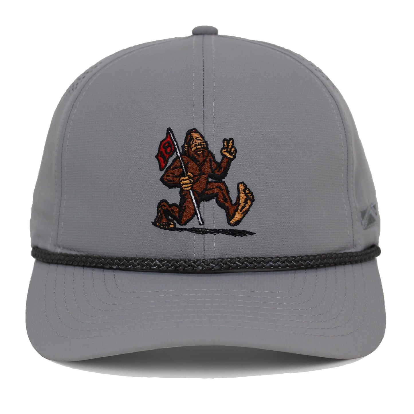PARAMOUNT OUTDOORS™ Golf Sasquatch Bigfoot Final Hole Performance Rope Cap Headwear