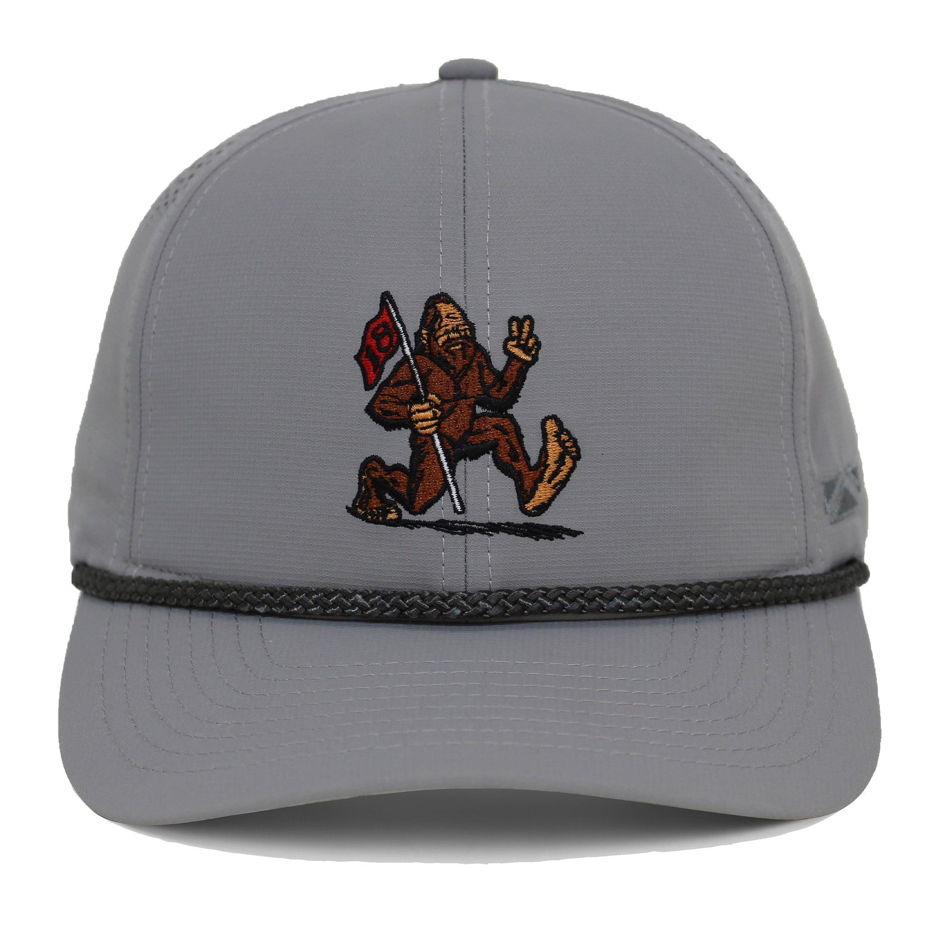 PARAMOUNT OUTDOORS™ Golf Sasquatch Bigfoot Final Hole Performance Rope Cap Headwear