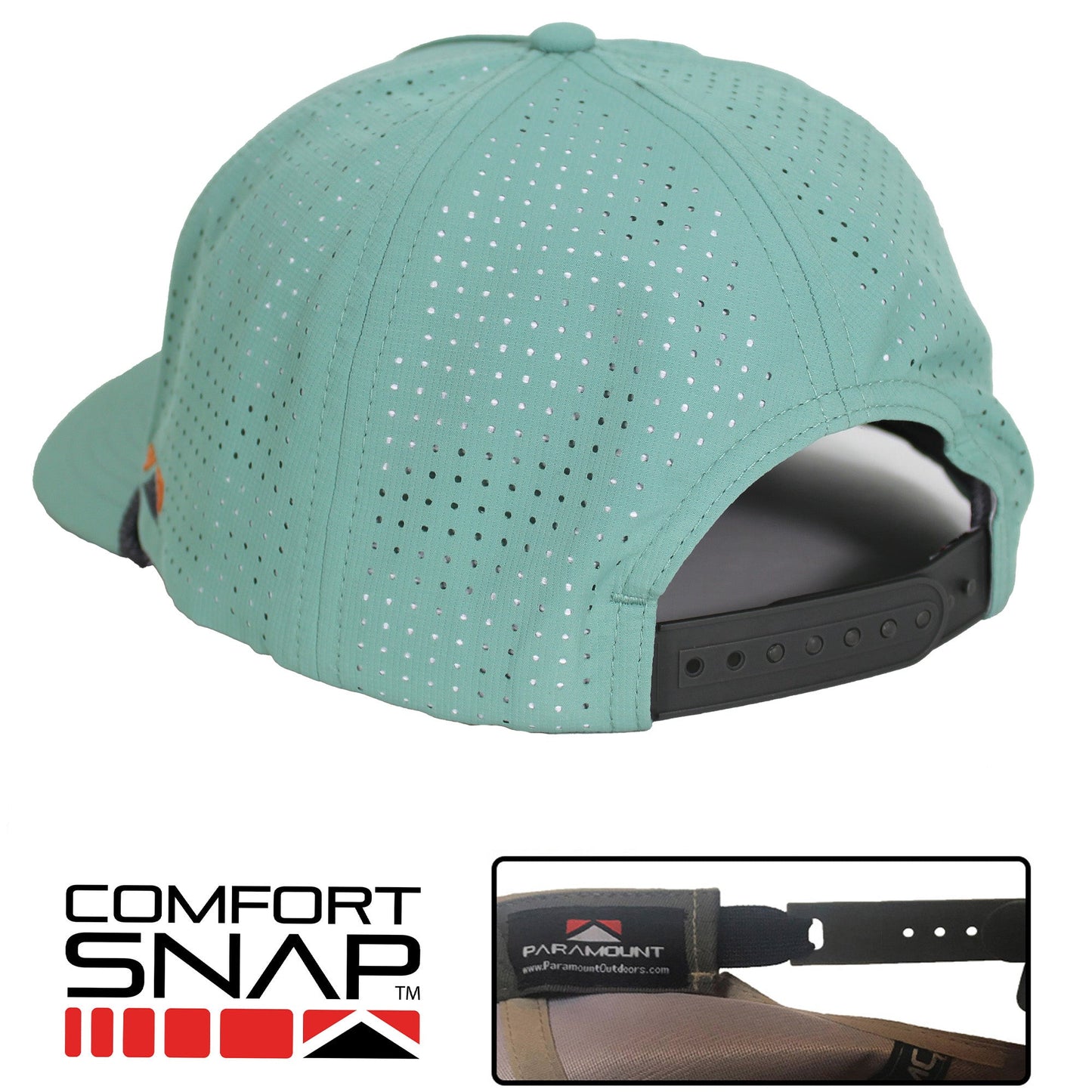 PARAMOUNT OUTDOORS™ Redfish Perforated Performance Rope Cap Headwear