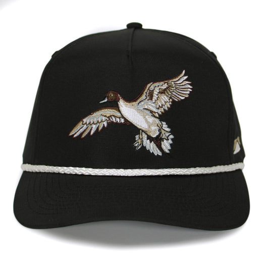 PARAMOUNT OUTDOORS™ Black Pintail Performance Rope Cap Headwear