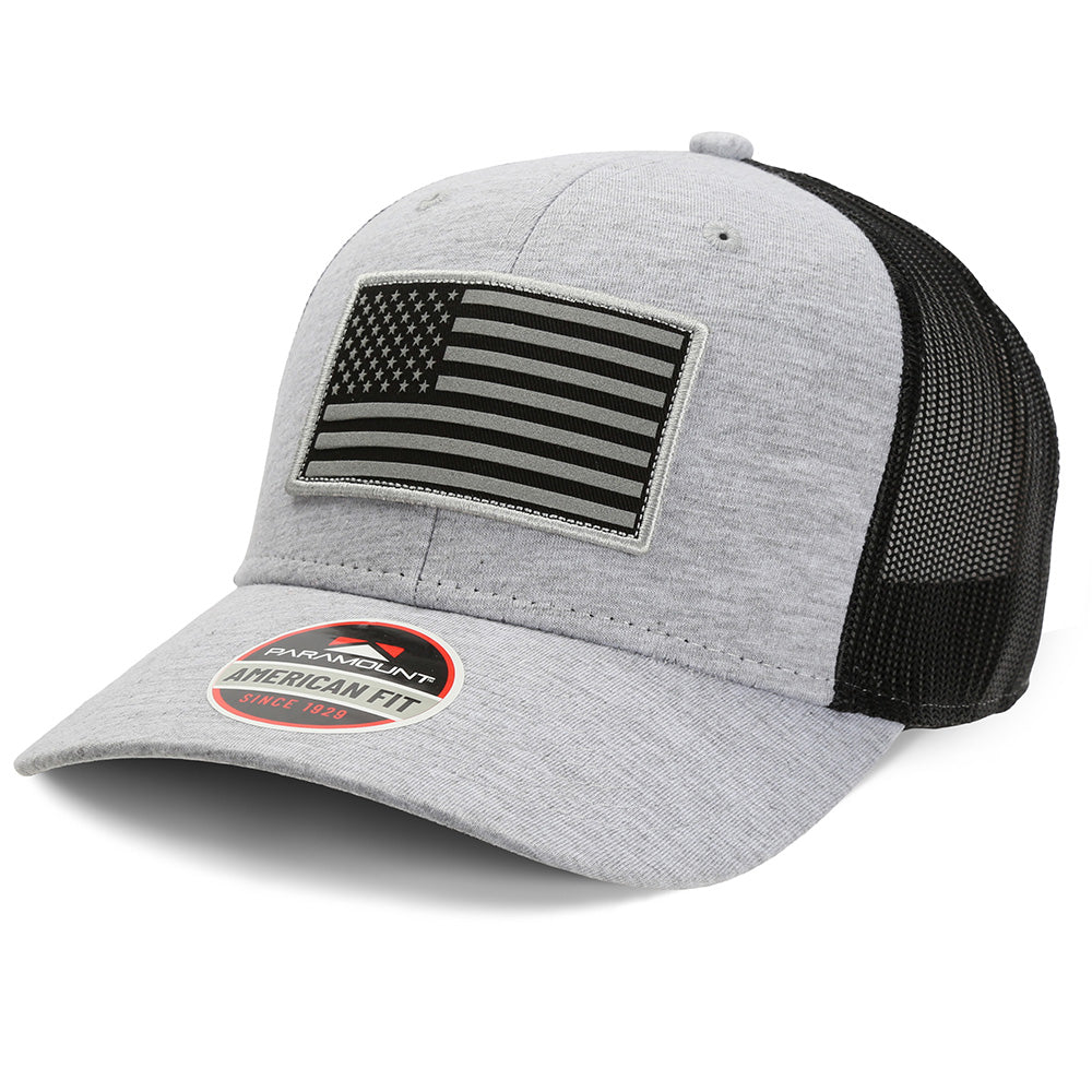 PARAMOUNT OUTDOORS™ Riverside Reflective American Flag Cap Mesh Back