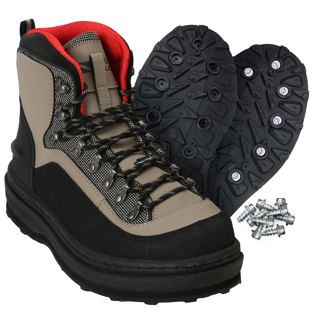PARAMOUNT OUTDOORS™ Slate Cleated Rubber Bottom Wading Boots Wading Boots