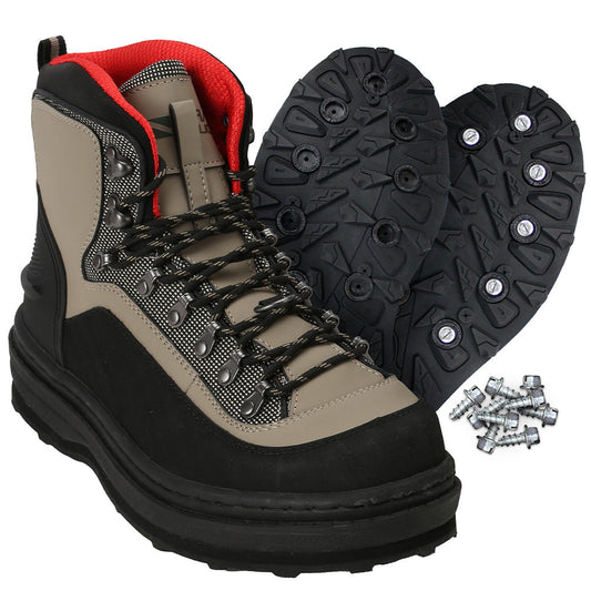 PARAMOUNT OUTDOORS™ Slate Cleated Rubber Bottom Wading Boots Wading Boots