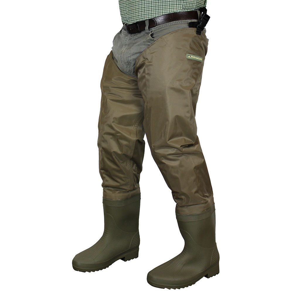 PARAMOUNT OUTDOORS™ Slipstream PVC Hip Boots - Cleated Fishing Wader