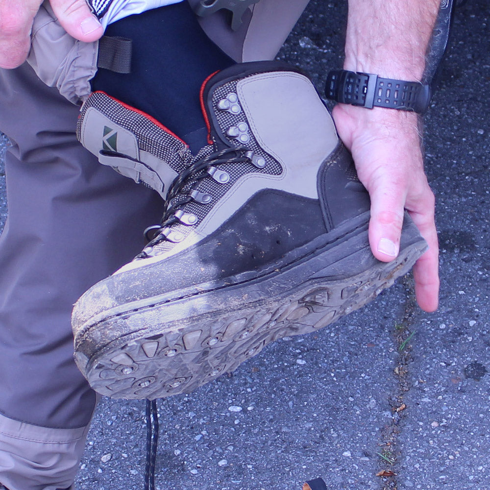PARAMOUNT OUTDOORS™ Slate Cleated Rubber Bottom Wading Boots Wading Boots