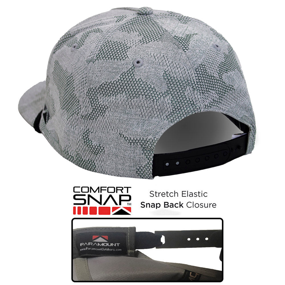 PARAMOUNT OUTDOORS™ Wolf Howl Cloud Texture 5-Panel Rope Cap Headwear