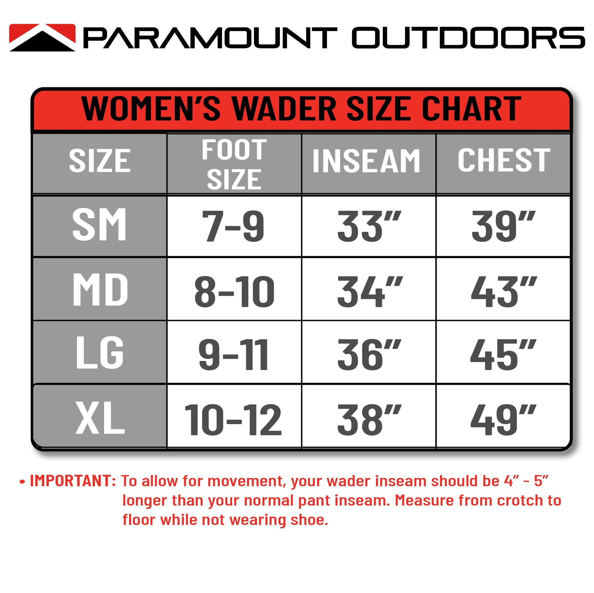 PARAMOUNT OUTDOORS™ WOMEN'S WHETSTONE Breathable Fly Fishing Wader Fishing Wader