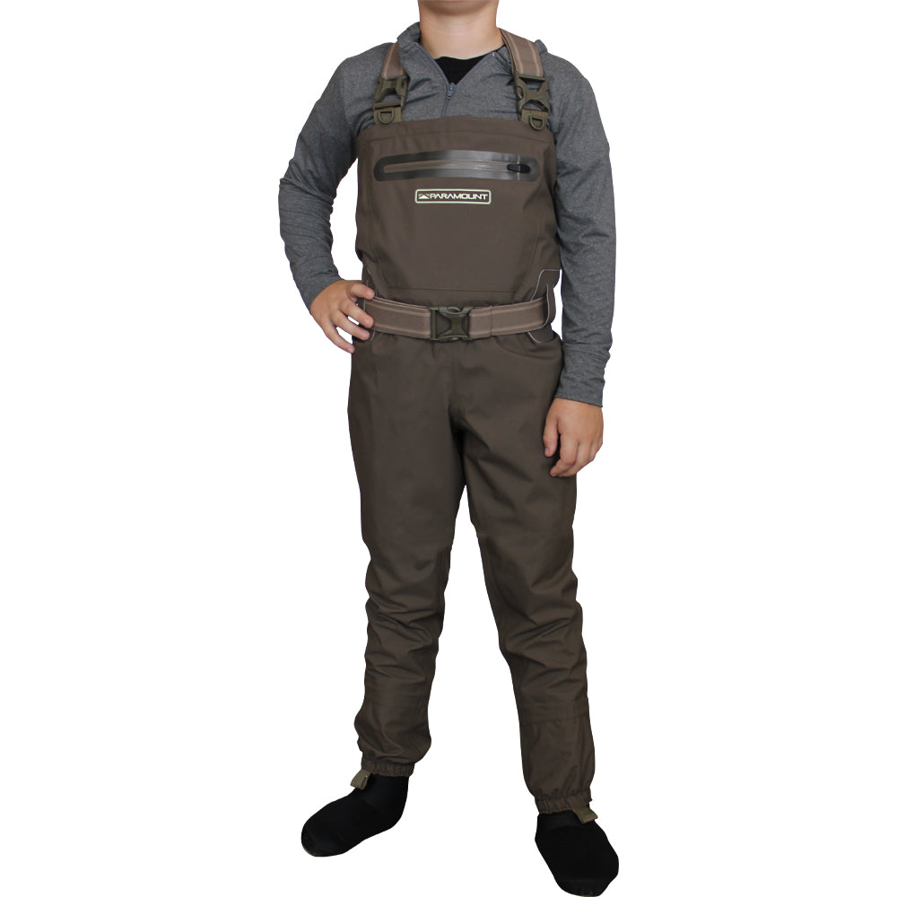PARAMOUNT OUTDOORS™ STONEFLY YOUTH Fishing Breathable Chest Waders for Kids Fishing Wader