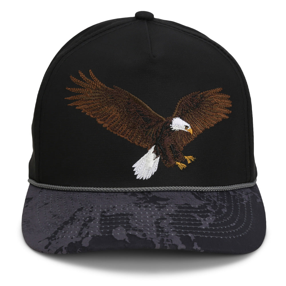 PARAMOUNT OUTDOORS™ Bald Eagle 5-Panel Ridgeline Trucker Hat Headwear