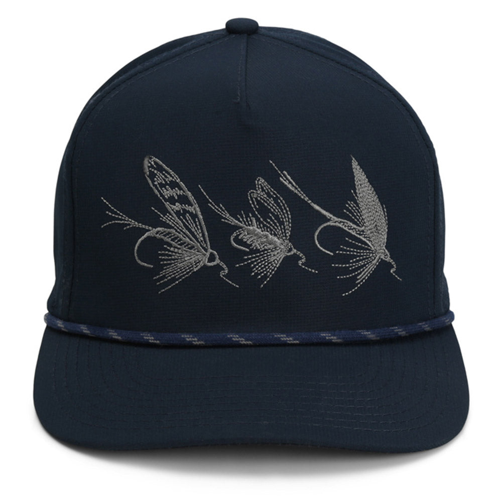 PARAMOUNT OUTDOORS™ Tri-Fly Fishing Ridgeline 5-Panel Rope Cap