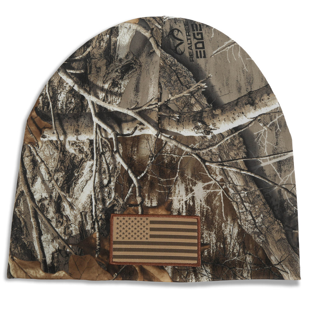 PARAMOUNT OUTDOORS™ Reversible Camo Blaze Orange Beanie Headwear