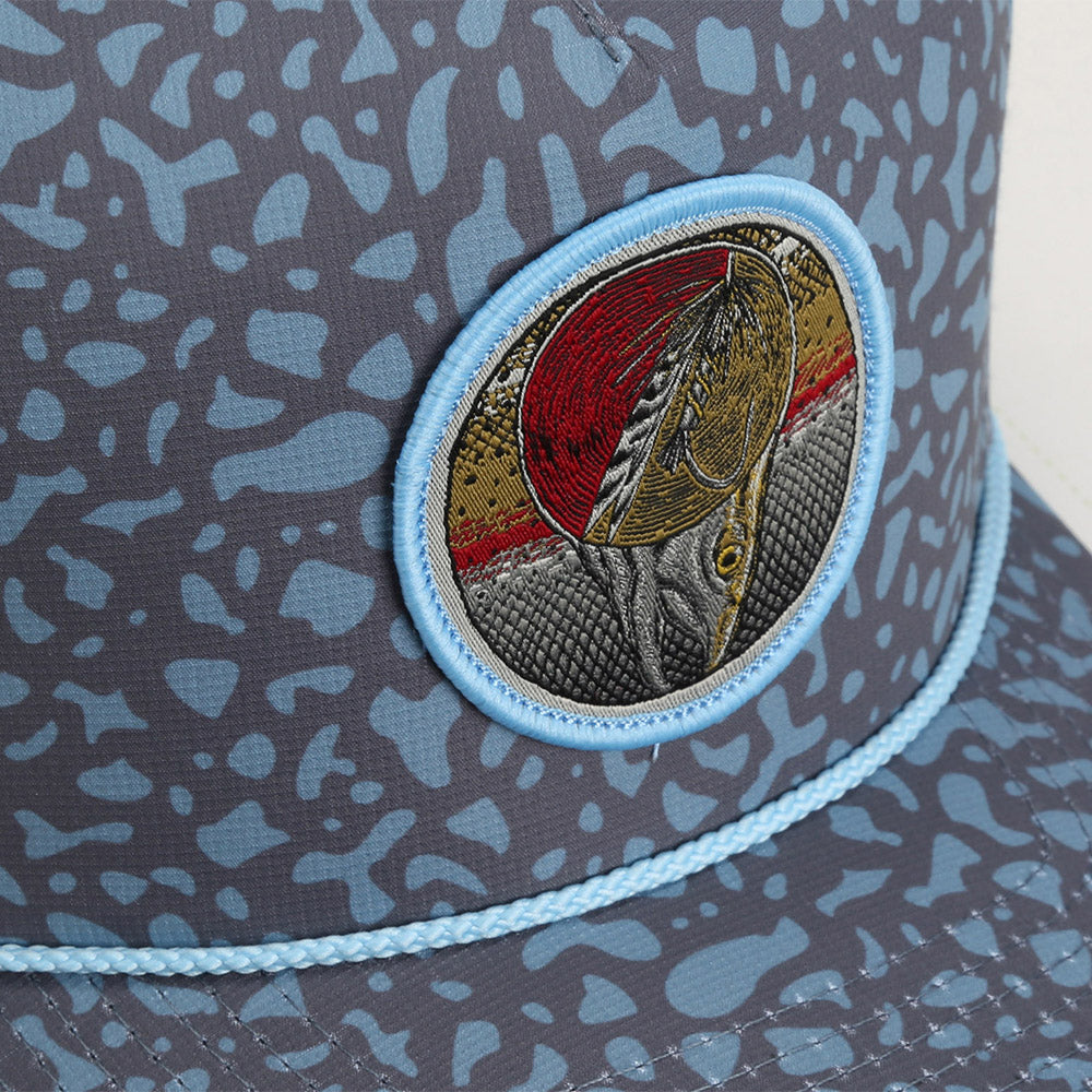 PARAMOUNT OUTDOORS™ Dead Drift Fly Fishing Patch Trucker Hat Rope Cap Headwear