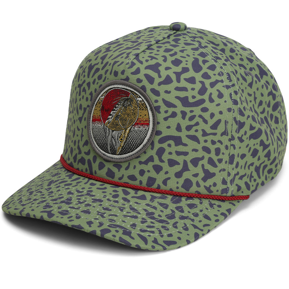 PARAMOUNT OUTDOORS™ Dead Drift Fly Fishing Patch Trucker Hat Rope Cap Headwear