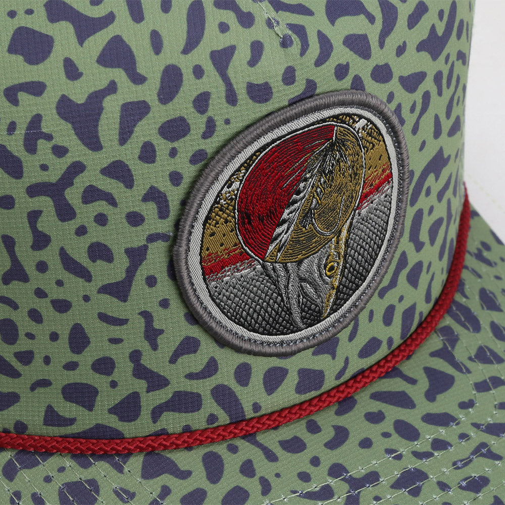 PARAMOUNT OUTDOORS™ Dead Drift Fly Fishing Patch Trucker Hat Rope Cap Headwear