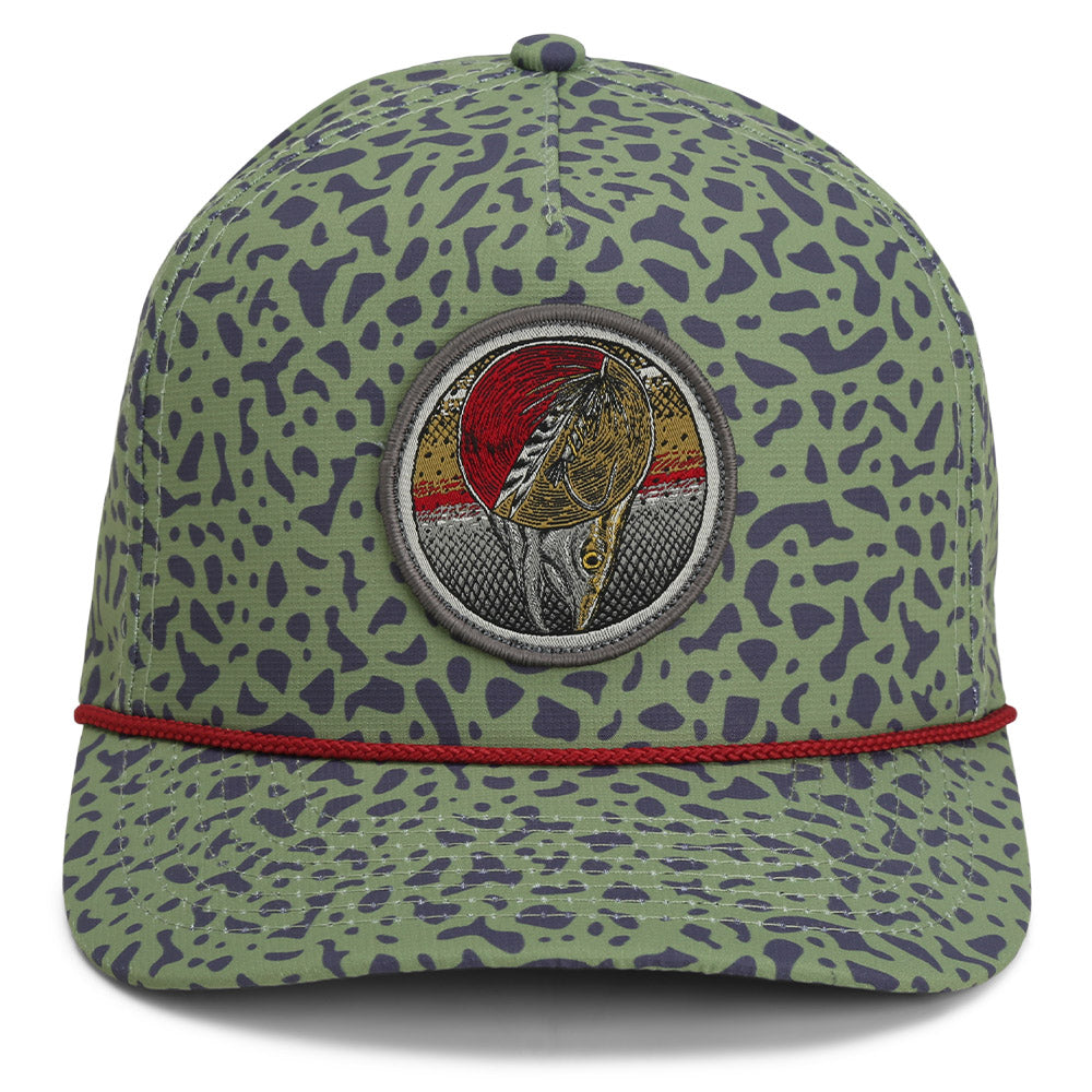 PARAMOUNT OUTDOORS™ Dead Drift Fly Fishing Patch Trucker Hat Rope Cap Headwear