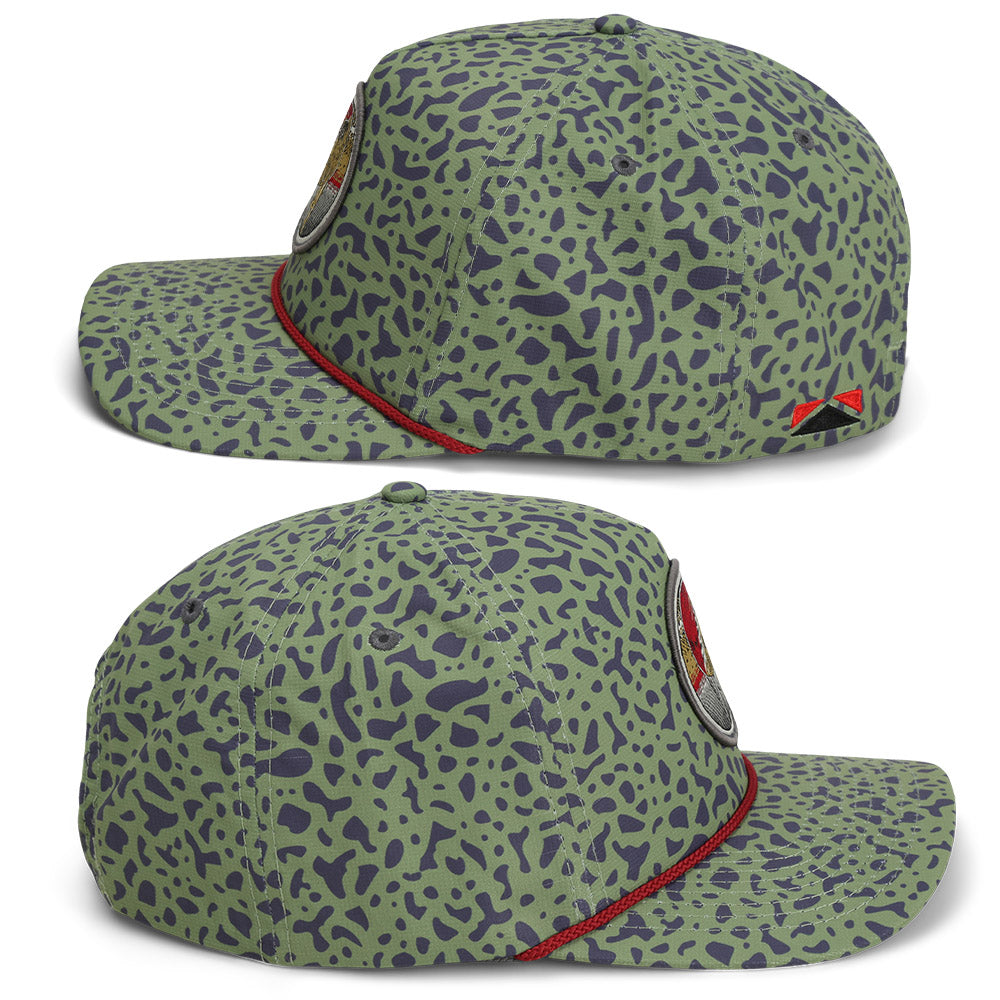 PARAMOUNT OUTDOORS™ Dead Drift Fly Fishing Patch Trucker Hat Rope Cap Headwear