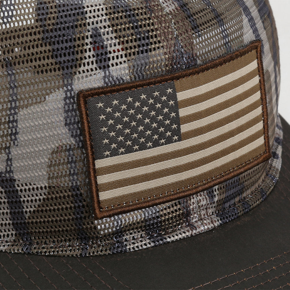 PARAMOUNT OUTDOORS™ All Mesh Crushable Bow Hunting Flag Cap (Wax Visor) Headwear
