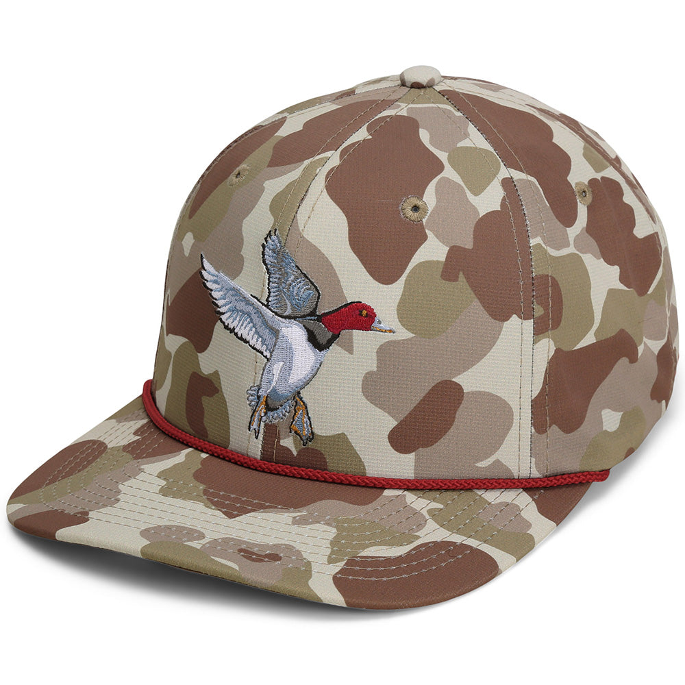 PARAMOUNT OUTDOORS™ Redhead Duck Hat 6-Panel Waterfowl Rope Cap