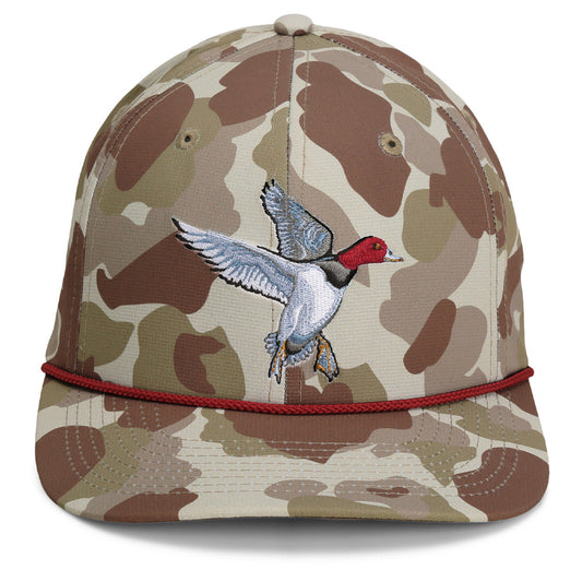 PARAMOUNT OUTDOORS™ Redhead Duck Hat 6-Panel Waterfowl Rope Cap