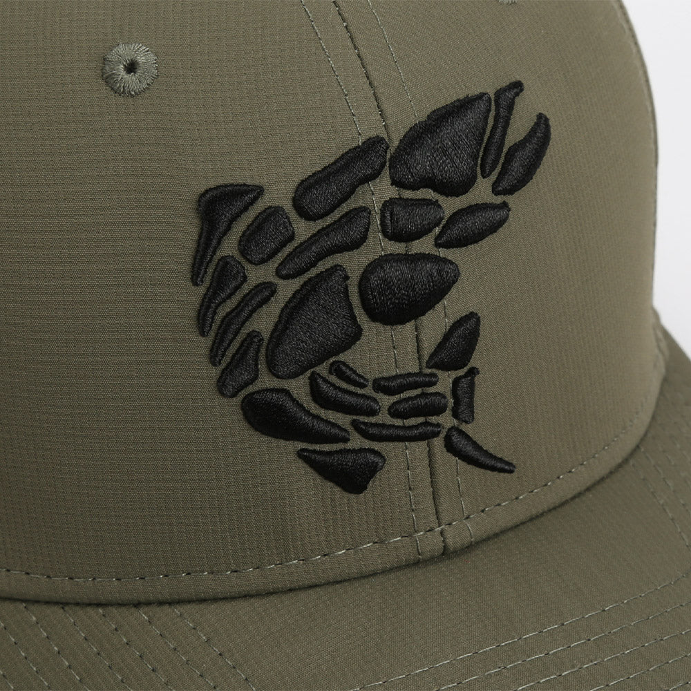 PARAMOUNT OUTDOORS™ Rock Fish 3-D Puff Embroidery Performance RipStop Fishing Hat Headwear