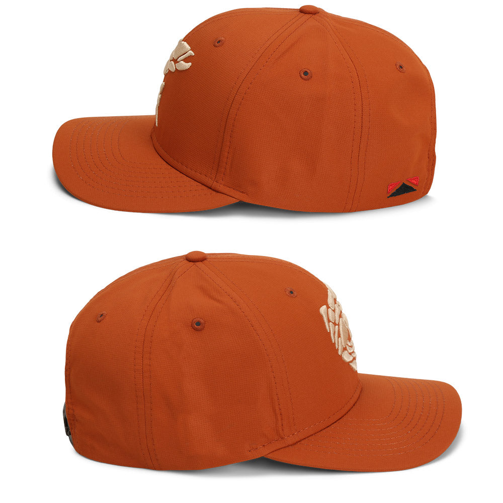 PARAMOUNT OUTDOORS™ Rock Fish 3-D Puff Embroidery Performance RipStop Fishing Hat Headwear