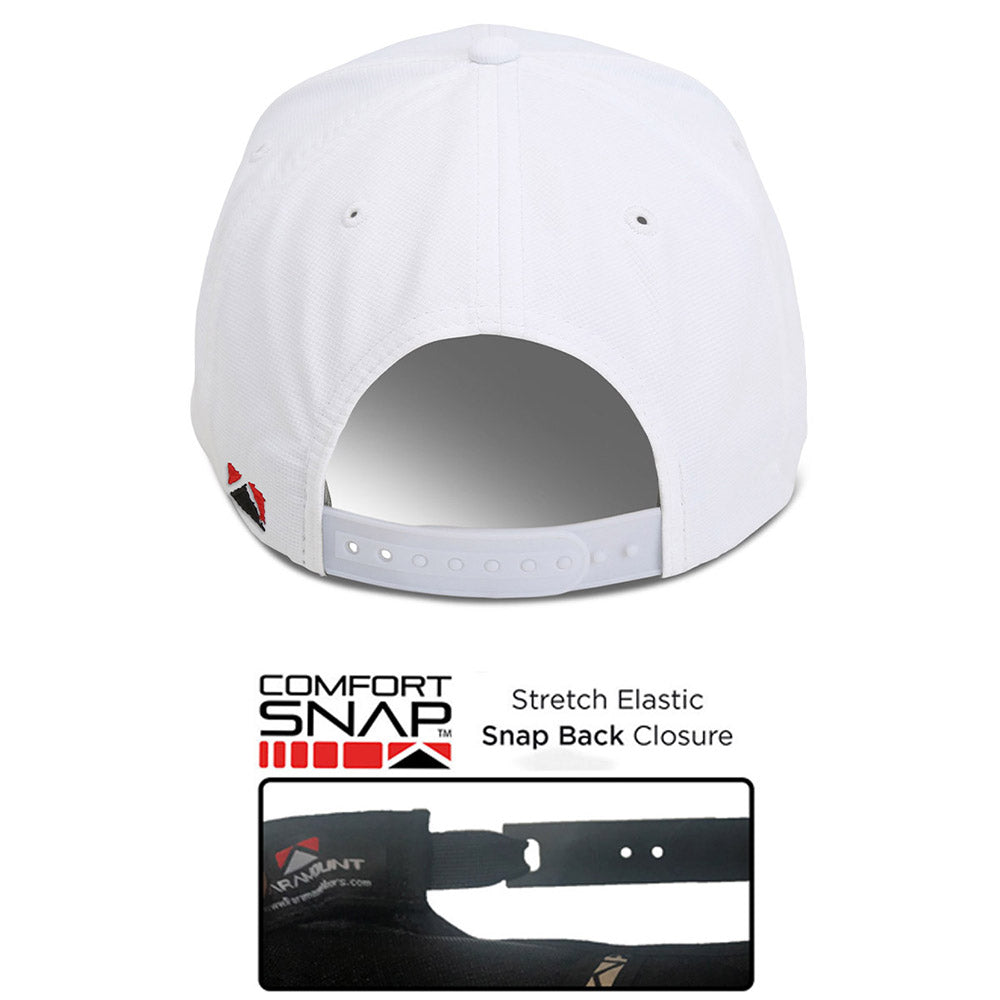 PARAMOUNT OUTDOORS™ Rock Fish 3-D Puff Embroidery Performance RipStop Fishing Hat Headwear