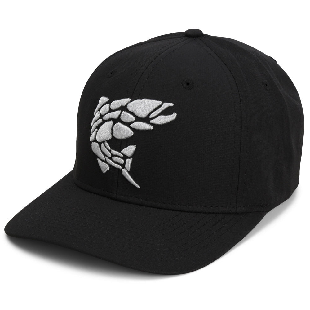 PARAMOUNT OUTDOORS™ Rock Fish 3-D Puff Embroidery Performance RipStop Fishing Hat Headwear