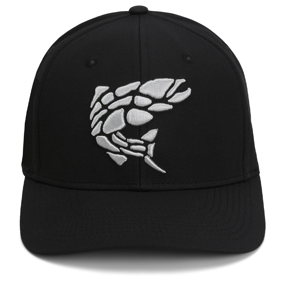 PARAMOUNT OUTDOORS™ Rock Fish 3-D Puff Embroidery Performance RipStop Fishing Hat Headwear